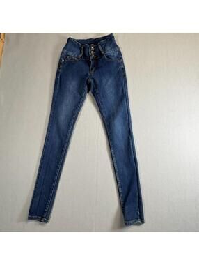 Hammer Jeans Women’s High Rise Skinny Jeans Size 3 Fits Like 21x28 Blue